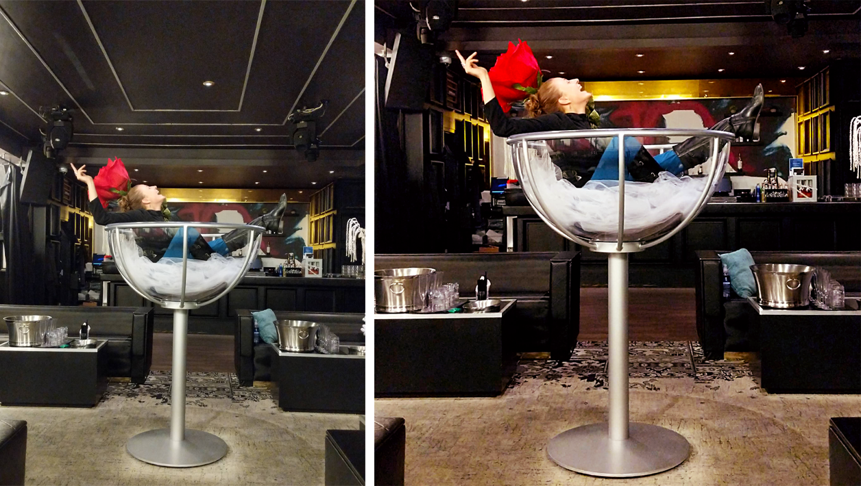 Photoshop Retouching Example - Before and After